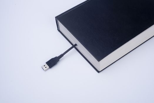 A book with an USB socket