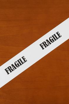 strip of paper with fragile writing