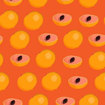 Abstract seamless background design cloth texture with abui fruit elements. Creative endless fabric pattern with shapes of small Pouteria caimito. Simple soft graphic tile images for wallpaper or textile.