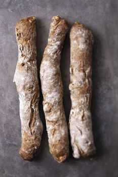 close up of rustic artisan bread