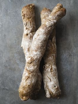 close up of rustic artisan bread