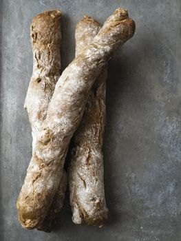 close up of rustic artisan bread