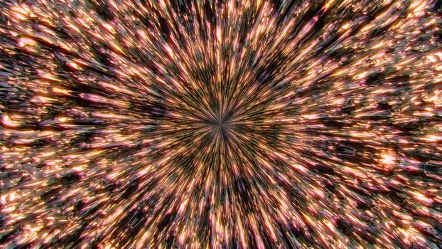 Abstract background with diamond kaleidoscope. 3d rendering