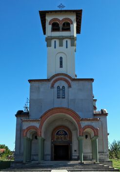 New Orthodox church in Novi Sad, Serbia