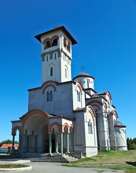 New Orthodox church in Novi Sad, Serbia