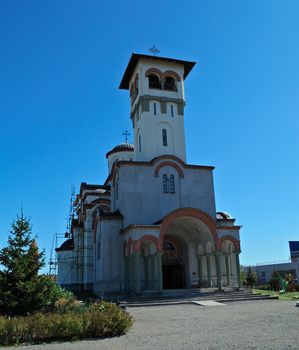 New Orthodox church in Novi Sad, Serbia