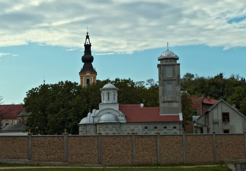 View on Monastery complex Privina Glava, Sid, Serbia