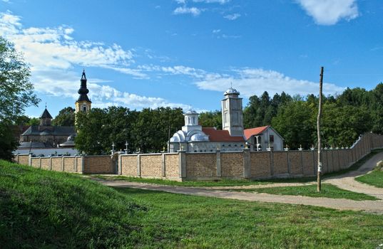 View on Monastery complex Privina Glava, Sid, Serbia