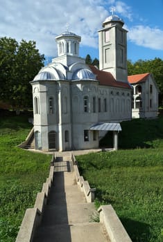 New church in monastery Privina Glava, Šid, Serbia