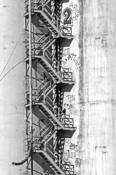 Grain towers on the banks of the Duwamish Waterway - Seattle