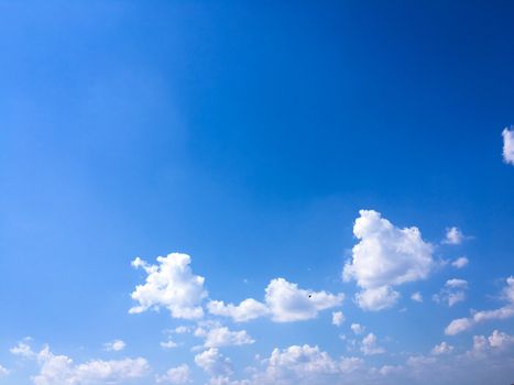 beautiful blue sky with clouds background.Sky with clouds weather nature cloud blue.Blue sky with clouds and sun