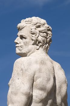 detail of the statue in Freedom Square in Udine, Italy