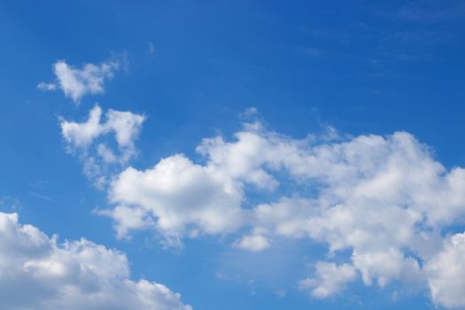 Blue sky with clouds background, sky with clouds