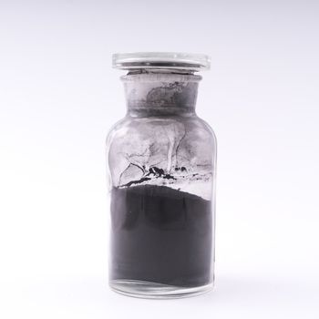 glass containers containing natural colored powder