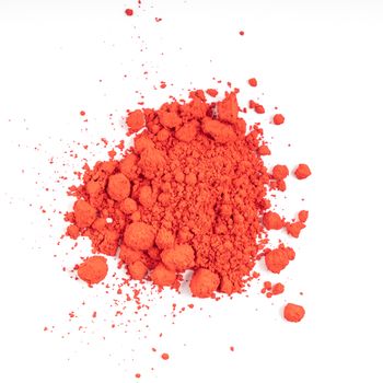 natural orange colored pigment powder