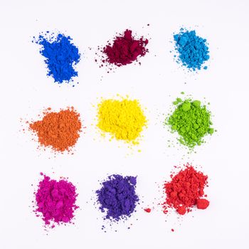 natural multicolored color powder