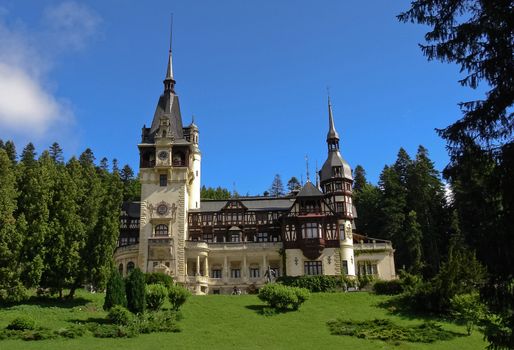 Royal Castle of King Carol of Romania - located in Sinaia, Prahova Valley
