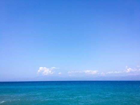 beautiful blue sky with clouds background.Sky with clouds weather nature cloud blue.Blue sky with clouds and sun