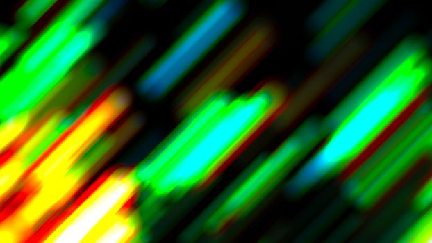 Abstract background with colorful light streaks. 3d rendering