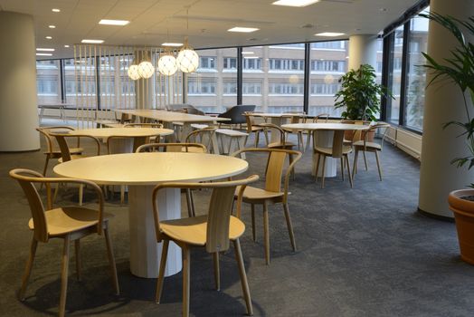 Interior of modern meeting room