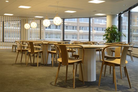 Interior of modern meeting room