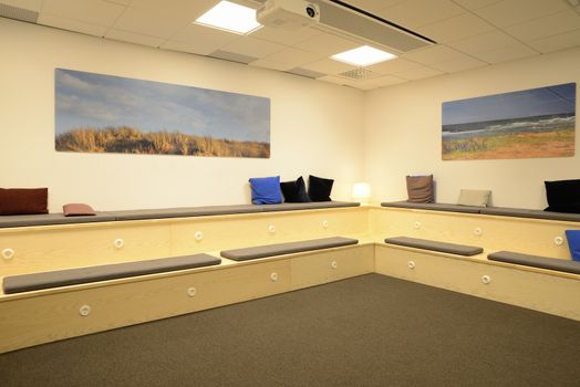 Interior of modern meeting room
