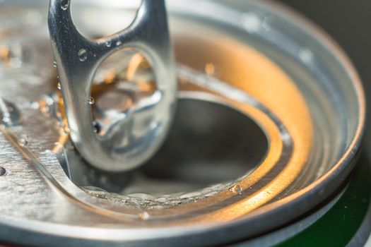 open beer close-up beer macro photo water