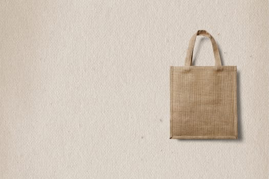 eco bag for shopping on a light background