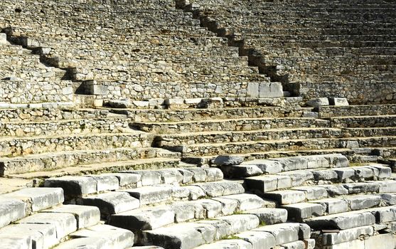 Ruins of ancient Greece near Thessaloniki in Phillipi