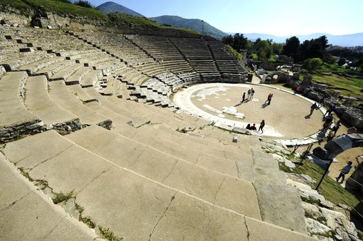 Ruins of ancient Greece near Thessaloniki in Phillipi