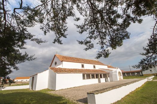 Ancient roman christian church on Odrinhas village, Portugal.