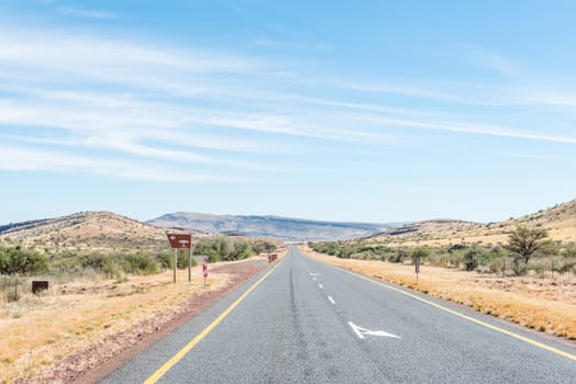 A resting place on the N8 road between Griekwastad and Groblershoop in the Northern Cape Province