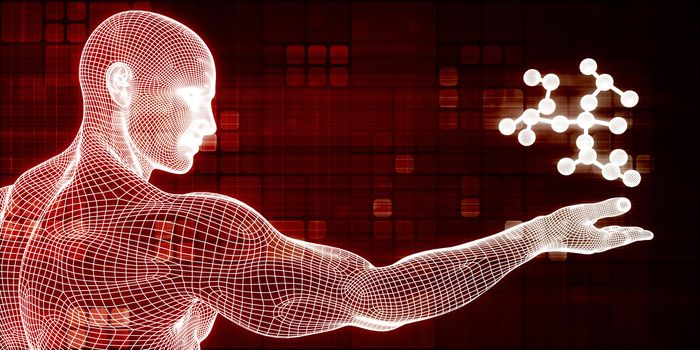Science and Technology with Scientist Researching Atom