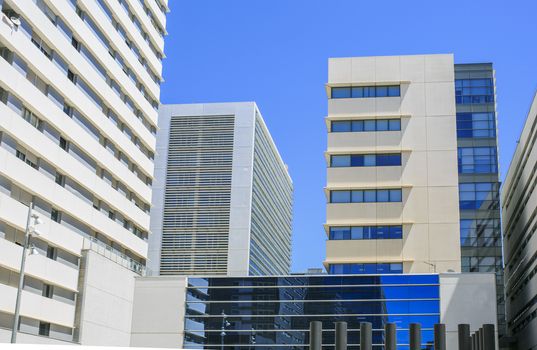 Glass office building in Barcelona