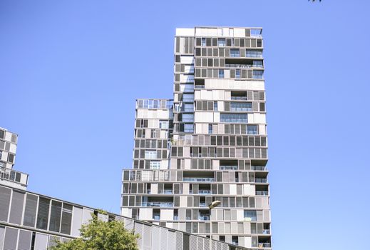 Modern building in Barcelona.Spain