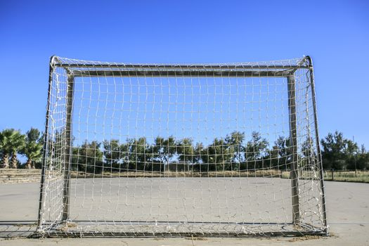 Children playing football