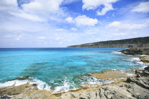 Beach in Formentera ,balearic islands ,Spain
