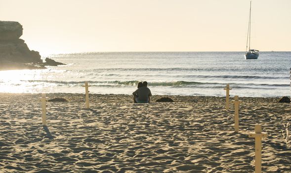 Beach in Formentera ,balearic islands ,Spain