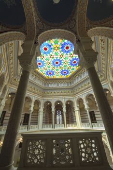 view of the interior of the Sarajevo National Library