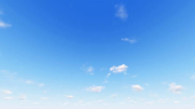 Cloudy blue sky abstract background, blue sky background with tiny clouds, 3d illustration