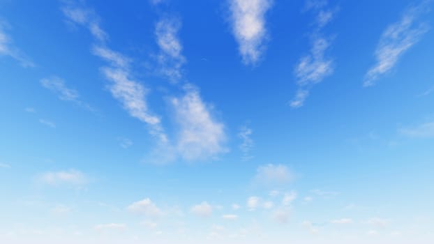 Cloudy blue sky abstract background, blue sky background with tiny clouds, 3d illustration