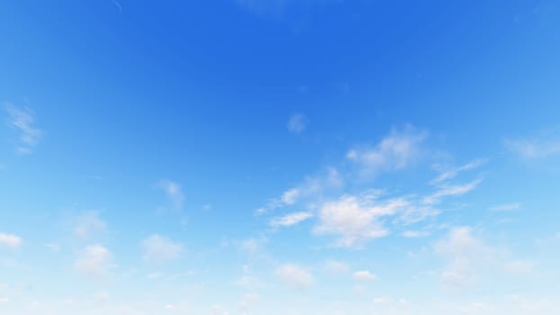 Cloudy blue sky abstract background, blue sky background with tiny clouds, 3d illustration