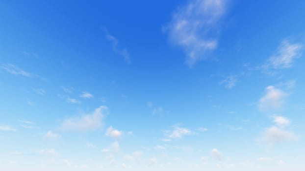 Cloudy blue sky abstract background, blue sky background with tiny clouds, 3d illustration