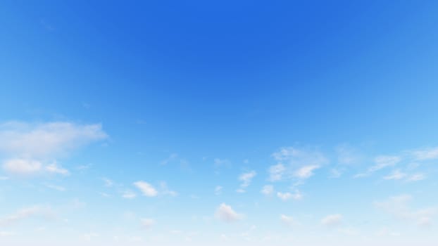 Cloudy blue sky abstract background, blue sky background with tiny clouds, 3d illustration