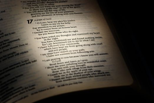 Psalm 17 in the Bible, a Psalm of David