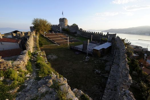 Amazing Panorama of Old town of Kavala, East Macedonia and Thrace, Greece