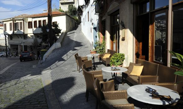 Amazing Panorama of Old town of Kavala, East Macedonia and Thrace, Greece