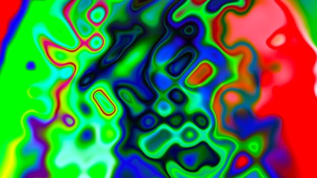 Abstract background with psychedelic art. 3d rendering