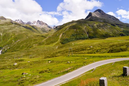 The Silvretta massif in the Central Eastern Alps in Austria