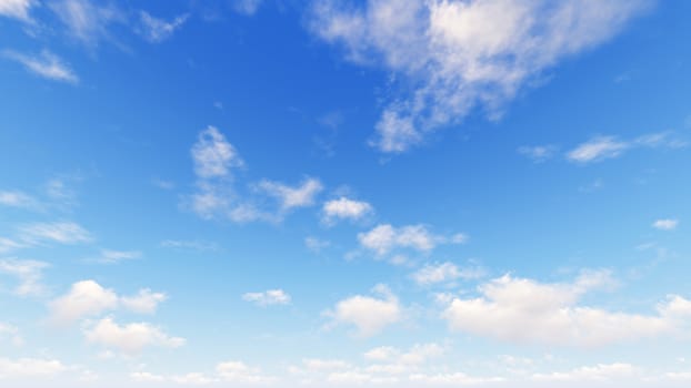 Cloudy blue sky abstract background, blue sky background with tiny clouds, 3d illustration